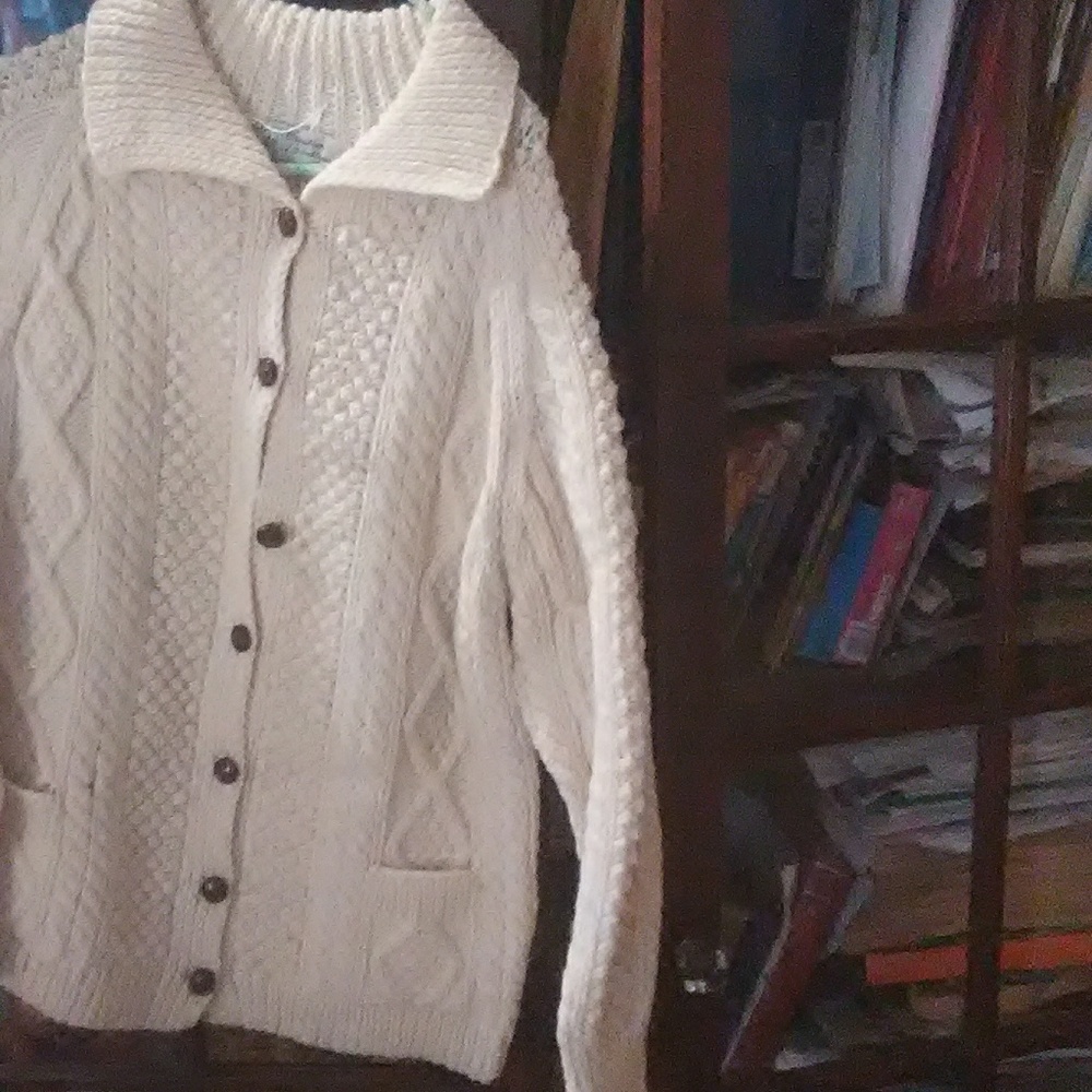 Cream Irland wool sweater